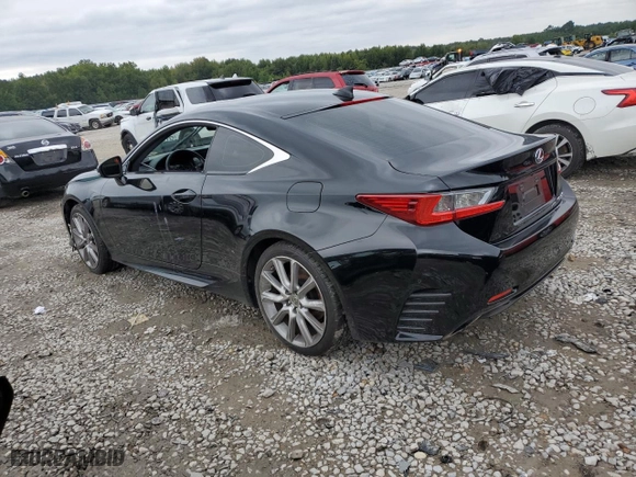 2015 Lexus RC 350 with VIN JTHSE5BCXF5001567, listed as a Copart auction lot 71283364 with 0 mi miles and Salvage Title. Bid and sale history available at carsss.com. Image 2.