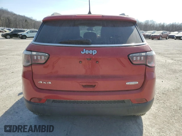 2020 Jeep Compass Latitude with VIN 3C4NJDBB6LT150324, listed as a Copart auction lot 49298845 with 44,160 mi miles and Salvage Title. Bid and sale history available at DreamBid. Image 6.