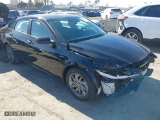 2024 Hyundai Elantra SEL with VIN KMHLM4DG4RU778450, listed as a IAAI auction lot 41376801 with 2,605 mi miles. Bid and sale history available at carsss.com. Image 1.