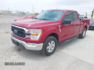 2021 Ford F-150 XL with VIN 1FTFX1E51MKE66465, listed as a IAAI auction lot 42420527 with 95,815 mi miles and . Bid and sale history available at DreamBid. Image 2.