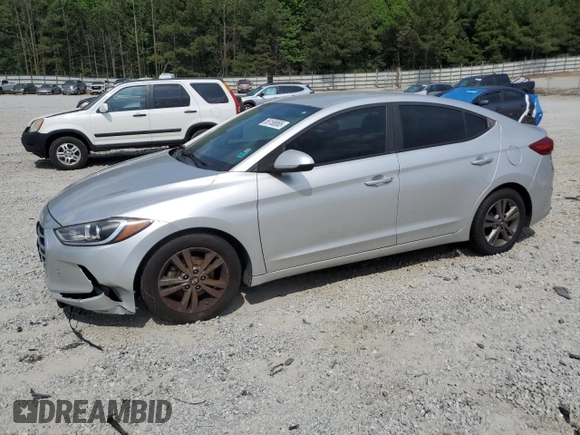 2017 Hyundai Elantra Limited with VIN 5NPD84LF3HH109259, listed as a Copart auction lot 55158865 with 135,905 mi miles and Clean Title. Bid and sale history available at DreamBid. Image 1.
