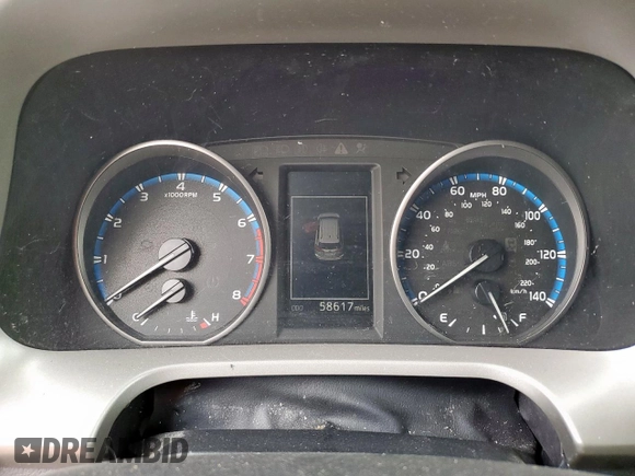 2018 Toyota RAV4 LE with VIN 2T3BFREV0JW713641, listed as a Copart auction lot 55113905 with 58,617 mi miles and Salvage Title. Bid and sale history available at carsss.com. Image 9.