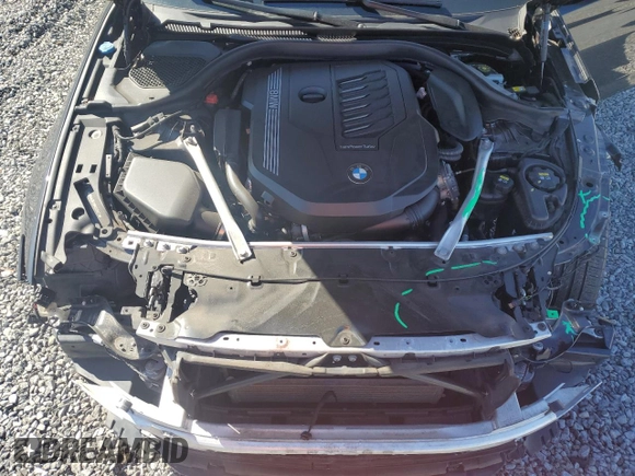 2021 BMW 5 Series 540i with VIN WBA53BJ09MCG05923, listed as a Copart auction lot 48312385 with 41,989 mi miles and Salvage Title. Bid and sale history available at DreamBid. Image 11.