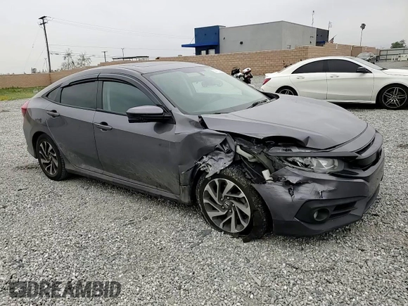 2018 Honda Civic EX with VIN 2HGFC2F77JH519708, listed as a Copart auction lot 50783365 with 88,034 mi miles and Salvage Title. Bid and sale history available at DreamBid. Image 10.