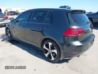 2017 Volkswagen Golf GTI S with VIN 3VW447AU1HM049147, listed as a IAAI auction lot 41775702 with 70,100 mi miles. Bid and sale history available at carsss.com. Image 3.