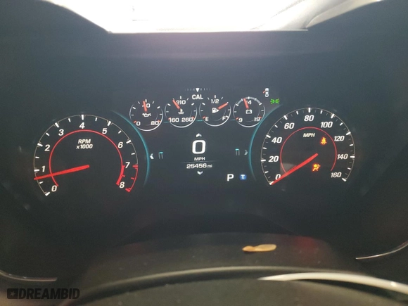 2017 Chevrolet Camaro 2LT with VIN 1G1FD3DS7H0111256, listed as a Copart auction lot 88088805 with 25,456 mi miles and Salvage Title. Bid and sale history available at carsss.com. Image 9.