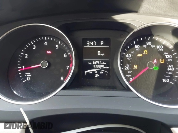 2016 Volkswagen Jetta Sedan 1.4T SE with VIN 3VWD67AJXGM365869, listed as a IAAI auction lot 41261109 with 59,325 mi miles. Bid and sale history available at carsss.com. Image 7.