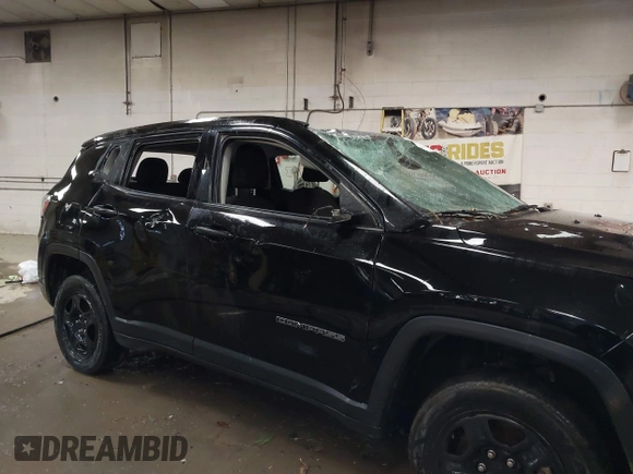 2020 Jeep Compass Sport with VIN 3C4NJDAB6LT115803, listed as a IAAI auction lot 40650953 with 113,078 mi miles and . Bid and sale history available at DreamBid. Image 6.