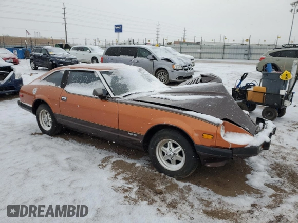 1982 Datsun 280ZX 2+2 z VIN JN1HZ06S8CX435431, wystawiony jako Copart lot #44468595 z przebiegiem 41 956 mil mil oraz Tytuł czysty. Historia ofert i sprzedaży dostępna na DreamBid. Obrazek 4.