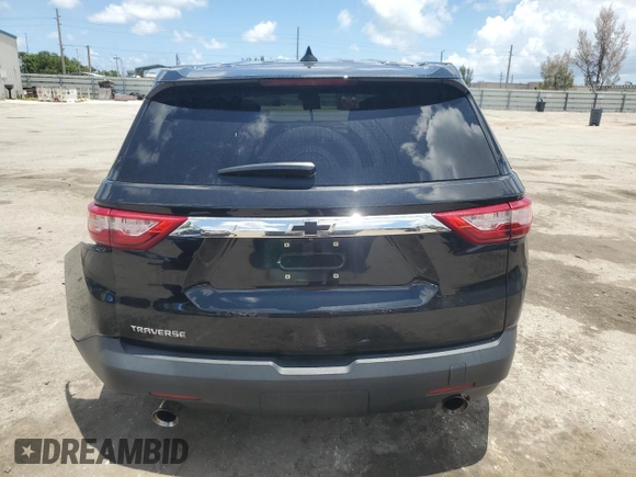 2020 Chevrolet Traverse LS with VIN 1GNERFKW4LJ188446, listed as a Copart auction lot 64598614 with 64,715 mi miles and Salvage Title. Bid and sale history available at carsss.com. Image 6.