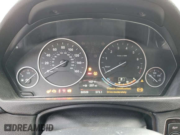 2017 BMW 3 Series 340i xDrive with VIN WBA8B7C34HA190285, listed as a Copart auction lot 42045855 with 60,509 mi miles and Salvage Title. Bid and sale history available at carsss.com. Image 9.
