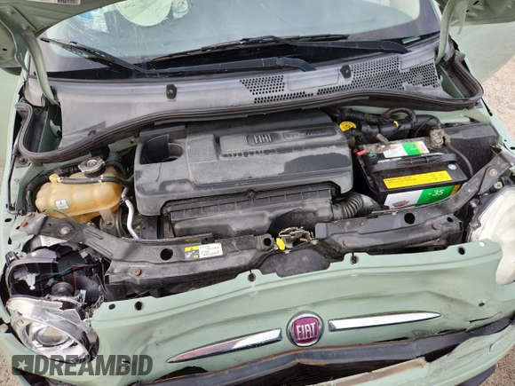 2013 FIAT 500 Pop with VIN 3C3CFFAR0DT743301, listed as a Copart auction lot 63880985 with 88,953 mi miles and Salvage title. Bid and sale history available at DreamBid. Image 11.