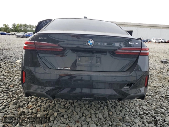 2024 BMW 5 Series 540i xDrive with VIN WBA63FJ0XRCR86553, listed as a Copart auction lot 71661834 with 0 mi miles and Salvage Title. Bid and sale history available at carsss.com. Image 6.