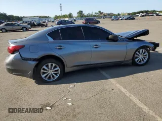 2014 Infiniti Q50 Premium with VIN JN1BV7ARXEM695610, listed as a Copart auction lot 68027764 with 144,392 mi miles and Non Repairable. Bid and sale history available at carsss.com. Image 3.