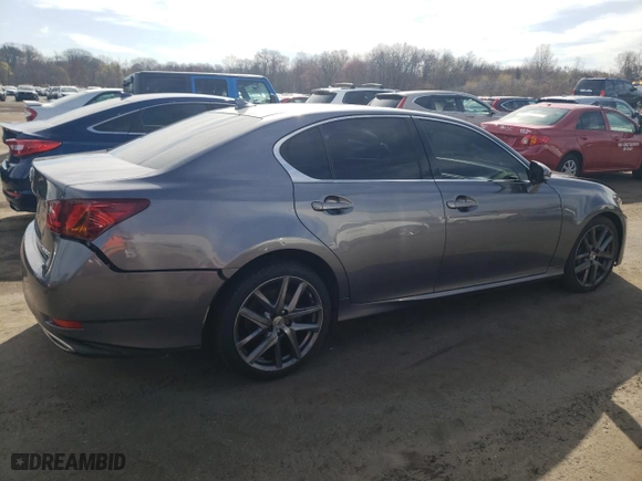 2013 Lexus GS 350 with VIN JTHCE1BL3D5017801, listed as a Copart auction lot 52387515 with 110,331 mi miles and Salvage Title. Bid and sale history available at carsss.com. Image 3.