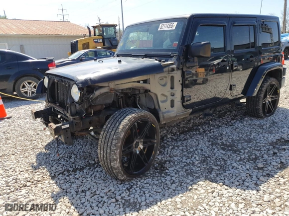 2011 Jeep Wrangler Unlimited Sahara with VIN 1J4HA5H13BL561993, listed as a Copart auction lot 52174355 with 66,092 mi miles and Salvage Title. Bid and sale history available at carsss.com. Image 1.