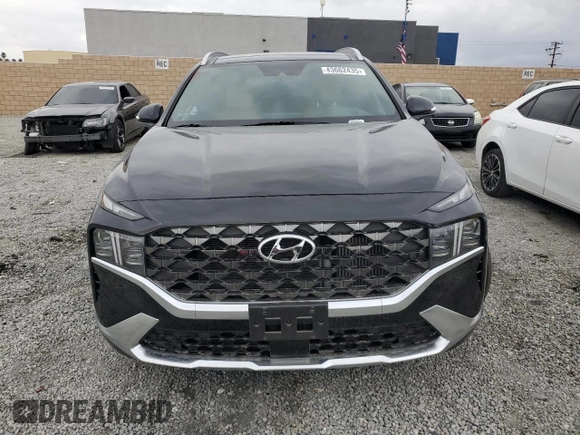 2023 Hyundai Santa Fe Calligraphy with VIN 5NMS54AL8PH629638, listed as a Copart auction lot 43662435 with 15,655 mi miles and Salvage Title. Bid and sale history available at carsss.com. Image 5.