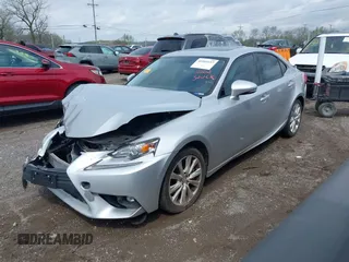 2015 Lexus IS 250 with VIN JTHBF1D24F5073780, listed as a IAAI auction lot 41953157 with 104,239 mi miles. Bid and sale history available at carsss.com. Image 17.