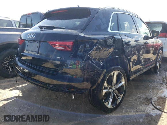 2020 Audi Q3 S line Premium Plus with VIN WA1EECF32L1069775, listed as a Copart auction lot 64753922 with 25,026 mi miles. Bid and sale history available at carsss.com. Image 4.
