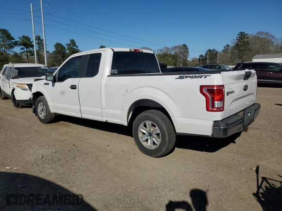 2017 Ford F-150 XL with VIN 1FTEX1CF8HKC27458, listed as a Copart auction lot 48112715 with 191,000 mi miles and Salvage Title. Bid and sale history available at carsss.com. Image 2.