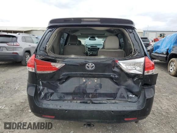 2014 Toyota Sienna XLE with VIN 5TDYK3DC5ES460374, listed as a Copart auction lot 49337635 with 155,388 mi miles and Clean Title. Bid and sale history available at DreamBid. Image 6.
