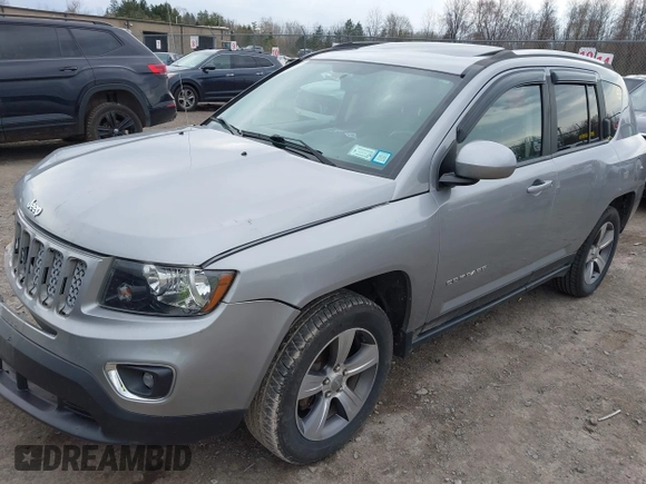 2017 Jeep Compass High Altitude with VIN 1C4NJDEB9HD122980, listed as a IAAI auction lot 42076489 with 115,626 mi miles and . Bid and sale history available at DreamBid. Image 17.