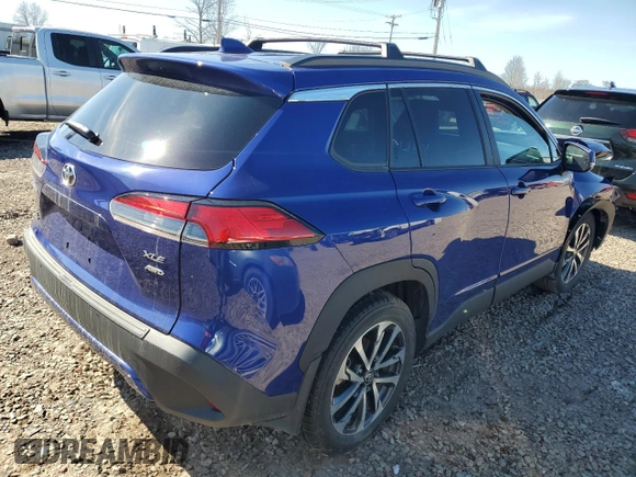 2022 Toyota Corolla Cross XLE with VIN 7MUDAABG3NV006450, listed as a Copart auction lot 53240735 with 19,976 mi miles and Salvage title. Bid and sale history available at DreamBid. Image 3.