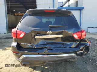 2019 Nissan Pathfinder S with VIN 5N1DR2MM5KC593108, listed as a Copart auction lot 53048995 with 104,517 mi miles and Salvage title. Bid and sale history available at DreamBid. Image 6.