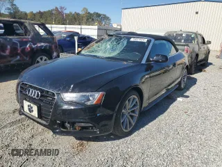 2016 Audi A5 Premium with VIN WAUD2AFHXGN005747, listed as a Copart auction lot 75031624 with 49,068 mi miles and Salvage title. Bid and sale history available at DreamBid. Image 1.