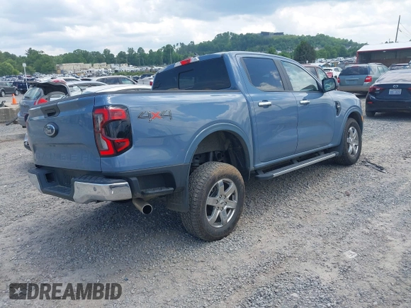 2024 Ford Ranger XLT with VIN 1FTER4HH0RLE03954, listed as a IAAI auction lot 42430528 with 4,549 mi miles and . Bid and sale history available at DreamBid. Image 4.