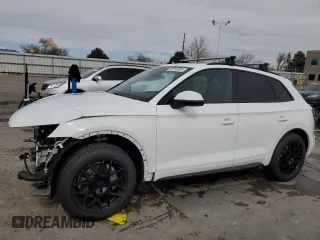 2020 Audi Q5 Premium with VIN WA1ANAFY1L2103259, listed as a Copart auction lot 50813055 with 75,008 mi miles and Salvage Title. Bid and sale history available at carsss.com. Image 1.