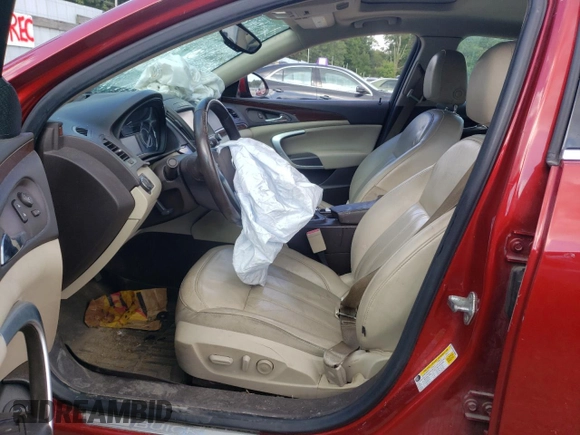 2014 Buick Regal Premium I with VIN 2G4GP5EX6E9305864, listed as a Copart auction lot 74275554 with Not Provided miles and Salvage Title. Bid and sale history available at DreamBid. Image 7.