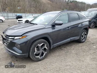 2024 Hyundai Tucson SEL with VIN 5NMJFCDE8RH362567, listed as a Copart auction lot 49283035 with 16,542 mi miles and Salvage Title. Bid and sale history available at carsss.com. Image 1.