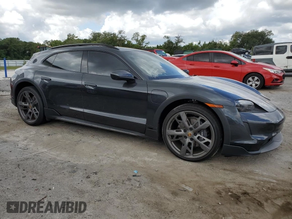 2022 Porsche Taycan 4 with VIN WP0BA2Y10NSA67453, listed as a Copart auction lot 59087524 with Not provided miles and Non repairable. Bid and sale history available at DreamBid. Image 4.
