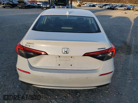 2022 Honda Civic Sedan Touring with VIN 2HGFE1F96NH301464, listed as a Copart auction lot 88975525 with 66,689 mi miles and Salvage Title. Bid and sale history available at carsss.com. Image 6.