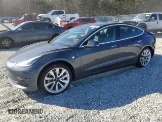 2020 Tesla Model 3 Long Range with VIN 5YJ3E1EB4LF666637, listed as a Copart auction lot 46990765 with 37,900 mi miles and Salvage Title. Bid and sale history available at carsss.com. Image 1.