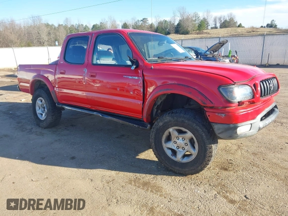 2001 Toyota Tacoma PreRunner with VIN 5TEGN92NX1Z828362, listed as a IAAI auction lot 41690305 with 158,132 mi miles and . Bid and sale history available at DreamBid. Image 1.