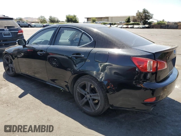 2012 Lexus IS 350 with VIN JTHBE5C28C5028963, listed as a Copart auction lot 62705175 with 153,578 mi miles and Salvage title. Bid and sale history available at DreamBid. Image 2.