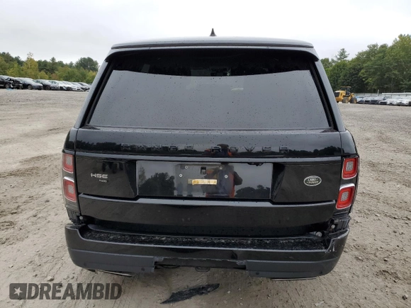 2022 Land Rover Range Rover Westminster with VIN SALGS2RUXNA459525, listed as a Copart auction lot 72558804 with 55,875 mi miles and Salvage title. Bid and sale history available at DreamBid. Image 6.