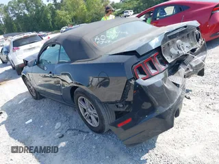 2014 Ford Mustang V6 with VIN 1ZVBP8EM1E5290464, listed as a IAAI auction lot 40291223 with 134,898 mi miles. Bid and sale history available at carsss.com. Image 3.