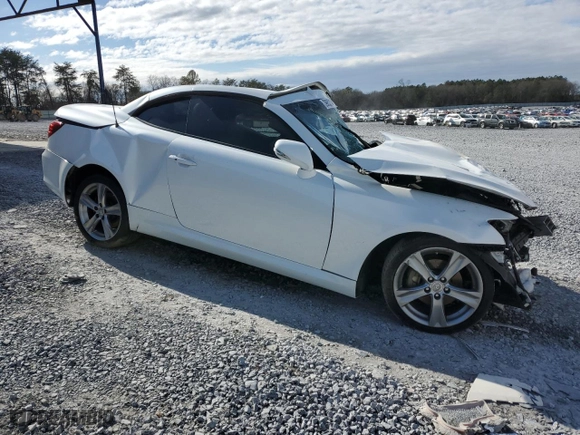 2012 Lexus IS 250C with VIN JTHFF2C20C2523382, listed as a Copart auction lot 39052174 with 0 mi miles and Salvage Title. Bid and sale history available at carsss.com. Image 4.