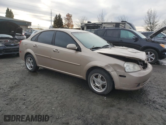 2007 Suzuki Forenza z VIN KL5JD56Z07K657218, wystawiony jako Copart lot #86767854 z przebiegiem 93 044 mil mil oraz Szkoda całkowita • Salvage title. Historia ofert i sprzedaży dostępna na DreamBid. Obrazek 4.