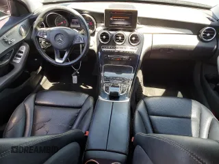2015 Mercedes-Benz C 300 Luxury with VIN 55SWF4KB6FU001998, listed as a Copart auction lot 54602755 with 140,264 mi miles and Salvage Title. Bid and sale history available at carsss.com. Image 8.