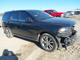 2020 Dodge Durango GT with VIN 1C4RDHDG8LC259081, listed as a IAAI auction lot 41315316 with 151,210 mi miles and . Bid and sale history available at DreamBid. Image 1.