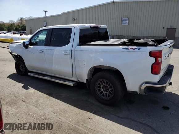 2021 Chevrolet Silverado 1500 LT z VIN 3GCUYDETXMG270715, wystawiony jako Copart lot #54745355 z przebiegiem Nie podano mil oraz Szkoda całkowita • Salvage title. Historia ofert i sprzedaży dostępna na DreamBid. Obrazek 2.