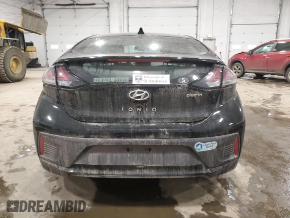 2020 Hyundai Ioniq SE with VIN KMHC65LD9LU233973, listed as a Copart auction lot 42699895 with 61,087 mi miles and Non repairable. Bid and sale history available at DreamBid. Image 6.