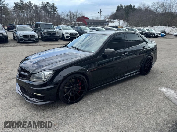 2012 Mercedes-Benz C 63 AMG with VIN WDDGF7HB5CA629883, listed as a Copart auction lot 49139875 with 139,727 mi miles and Clean Title. Bid and sale history available at carsss.com. Image 2.