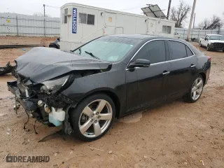 2014 Chevrolet Malibu LTZ with VIN 1G11J5SXXEF164619, listed as a Copart auction lot 43055335 with 121,336 mi miles and Salvage Title. Bid and sale history available at carsss.com. Image 1.
