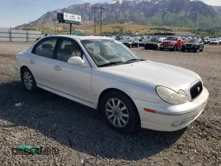 2002 Hyundai Sonata GLS with VIN KMHWF35H32A613876, listed as a Copart auction lot 81847494 with 119,892 mi miles and Salvage Title. Bid and sale history available at carsss.com. Image 4.