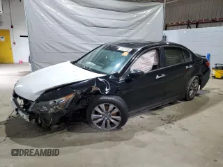 2011 Honda Accord EX-L with VIN 1HGCP3F85BA009136, listed as a Copart auction lot 58011755 with Not provided miles and Salvage title. Bid and sale history available at DreamBid. Image 1.
